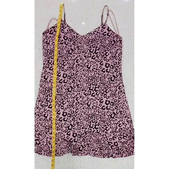 Aqua(brand) Pink  Leopard Print Mini Dress‎ Size Medium - Picture 6 of 9